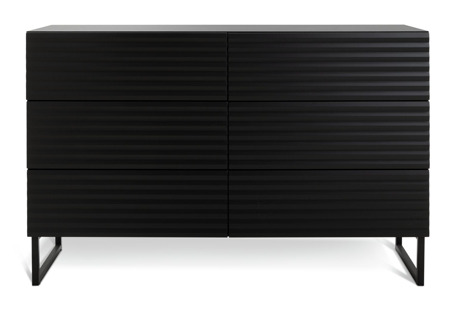Habitat Cairo 6 Drawer Chest - Black