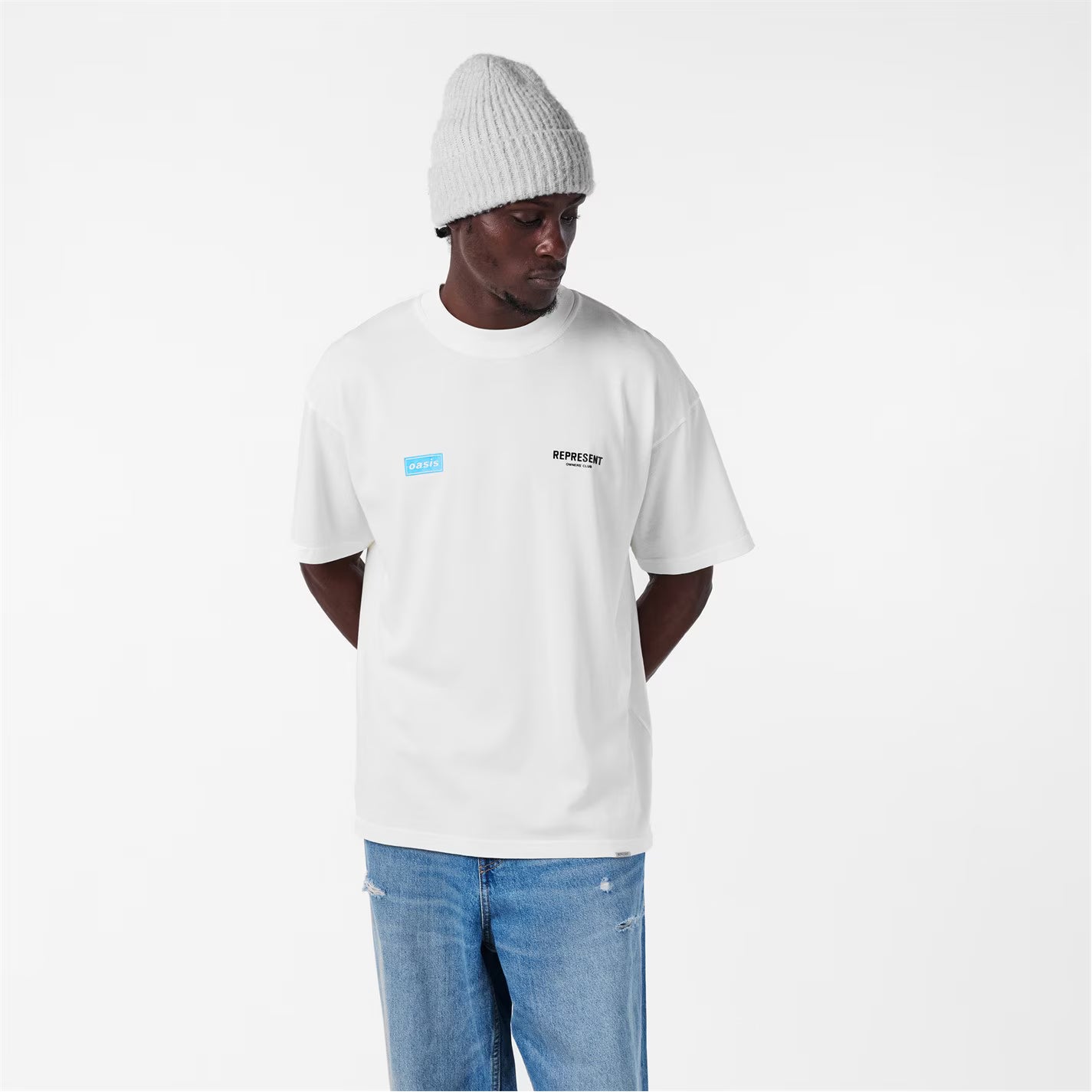 REPRESENT Men's X Oasis Owners Club Limited Edition Cotton Short Sleeve Oversized T-Shirts