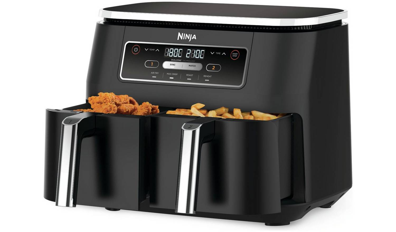 Ninja Foodi AF200UK 4-in-1 7.6L Air Fryer - Black