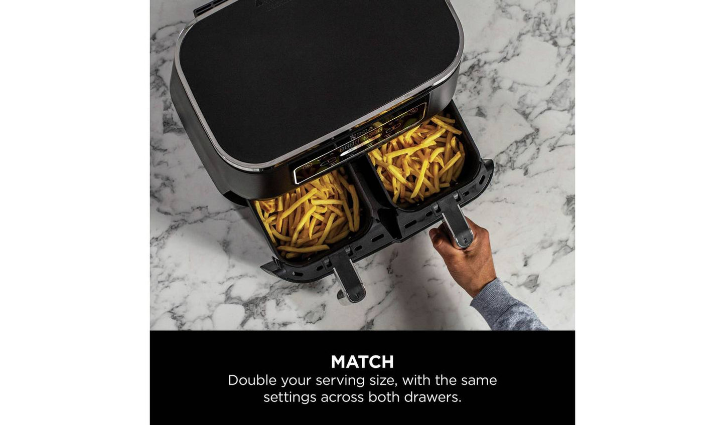 Ninja Foodi AF200UK 4-in-1 7.6L Air Fryer - Black