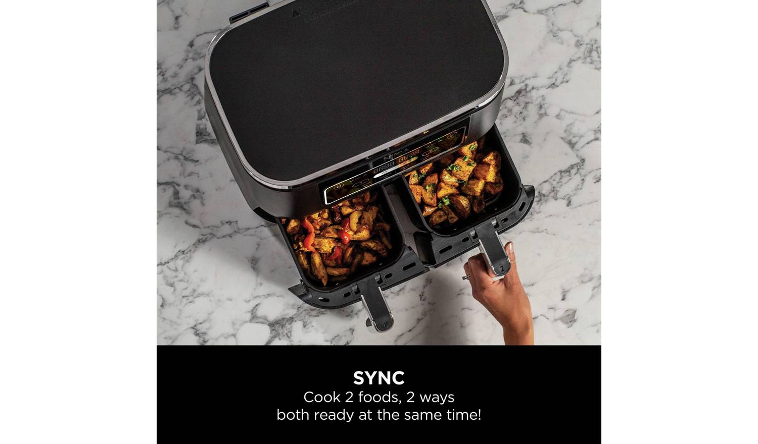 Ninja Foodi AF200UK 4-in-1 7.6L Air Fryer - Black