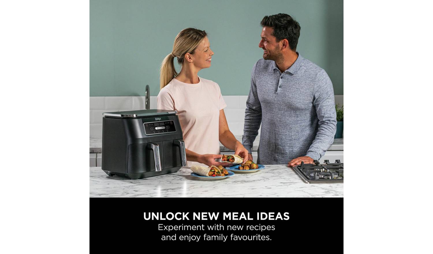 Ninja Foodi AF200UK 4-in-1 7.6L Air Fryer - Black