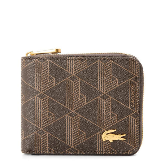 Lacoste Men's Mono Leather Billfold Wallet