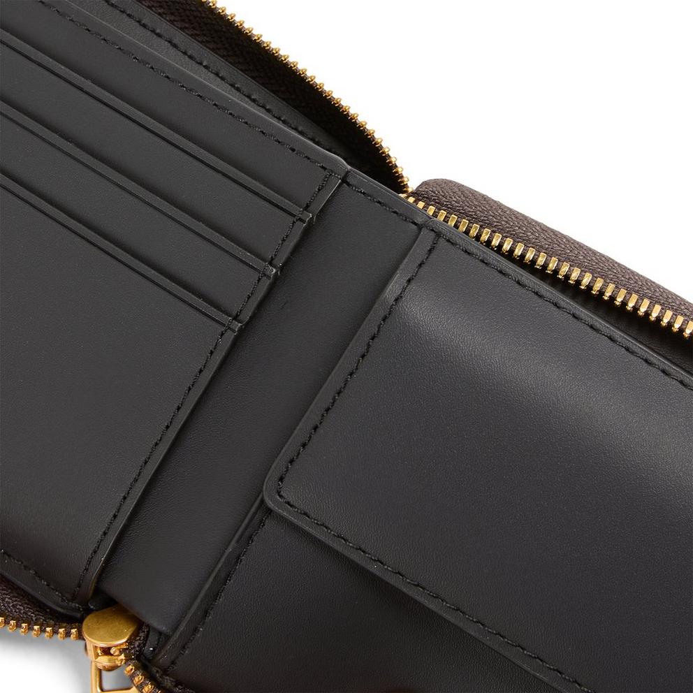 Lacoste Men's Mono Leather Billfold Wallet
