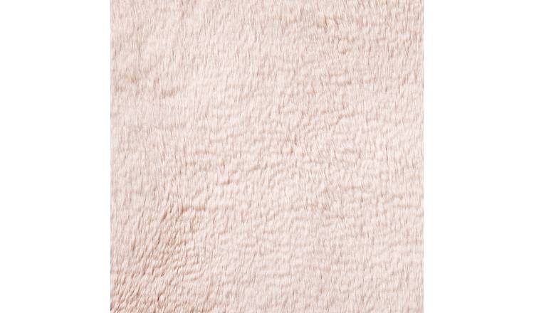 Habitat Cosy Soft Blush Short Pile Rug - 150x80cm