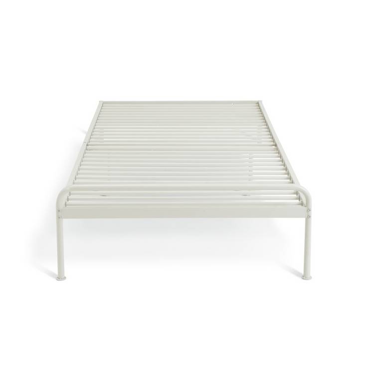 Habitat Monty Single Platform Bed Frame - Light Grey