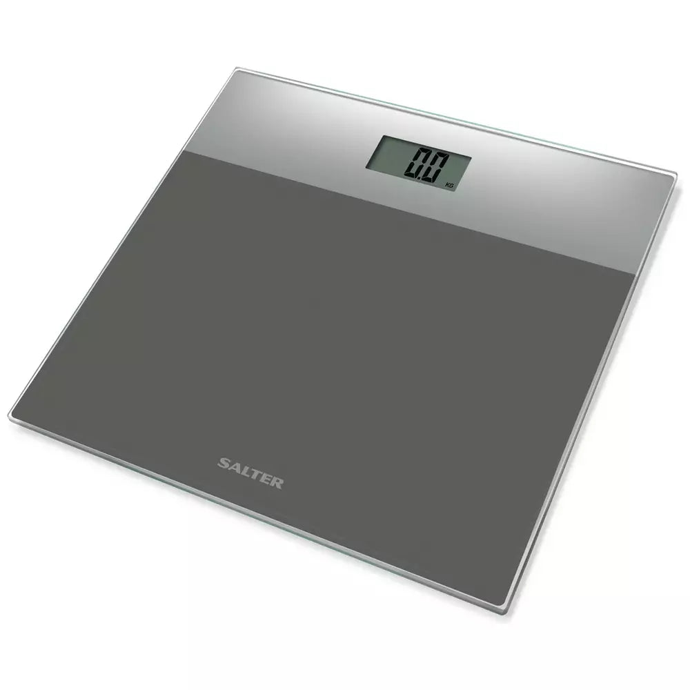 Salter Glass Digital Bathroom Scales - Silver