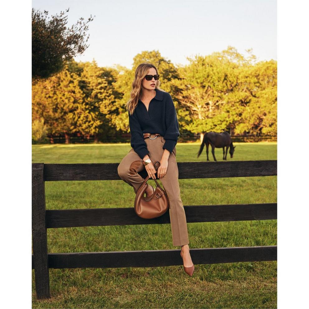 Lauren Ralph Lauren Tortoise & Gold Crest Logo Bangle