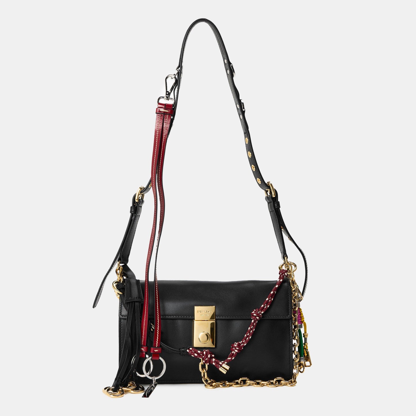 Prada Soft Sound Small Leather Handbag