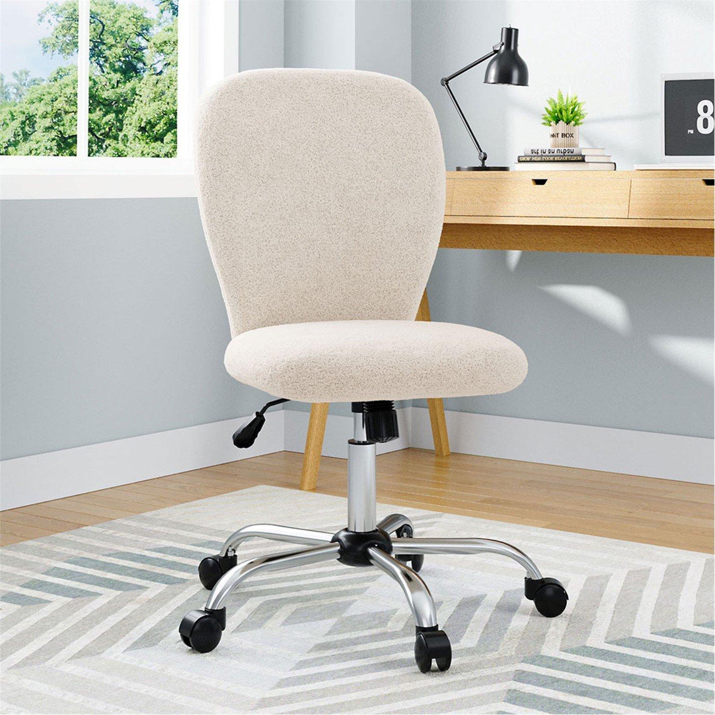 Kabinet UK Plush Swivel Office Chair