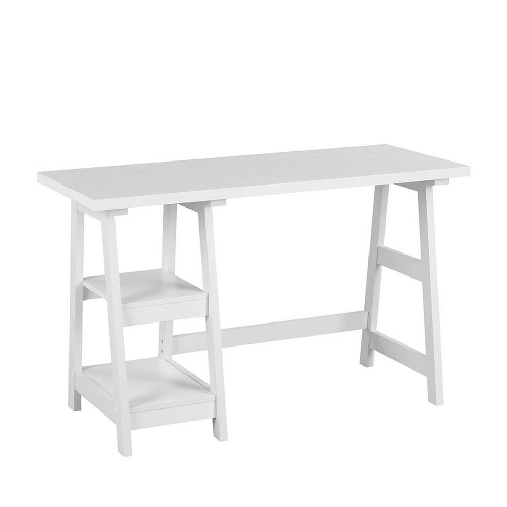 FurnitureR Afra 120cm Desk with Two Sheves