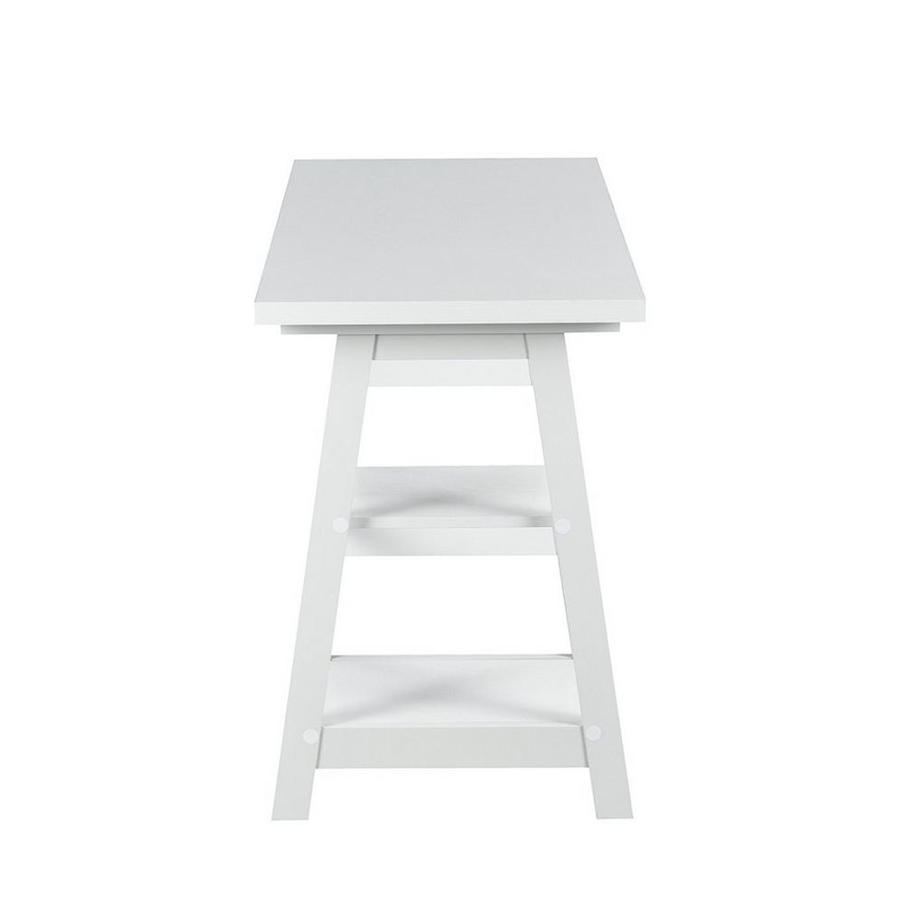 FurnitureR Afra 120cm Desk with Two Sheves