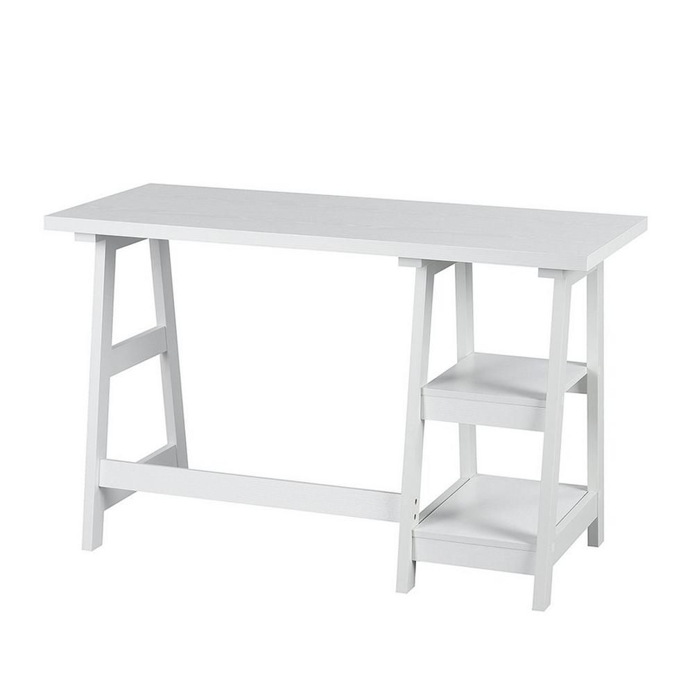 FurnitureR Afra 120cm Desk with Two Sheves