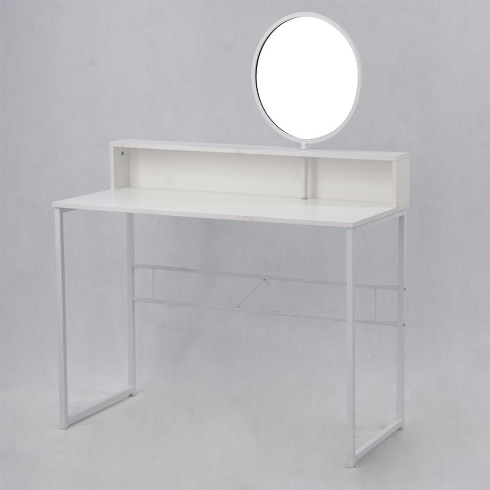 Dressing Desk with Mirror and Shelf
