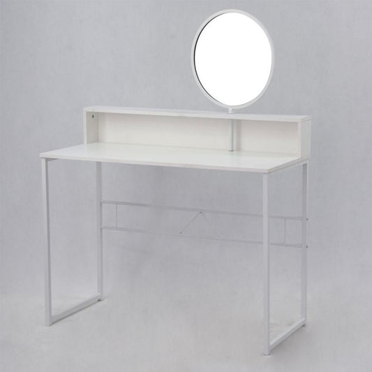 Dressing Desk with Mirror and Shelf