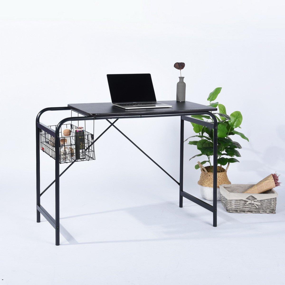 FurnitureR Habibi 100cm Desk with Basket