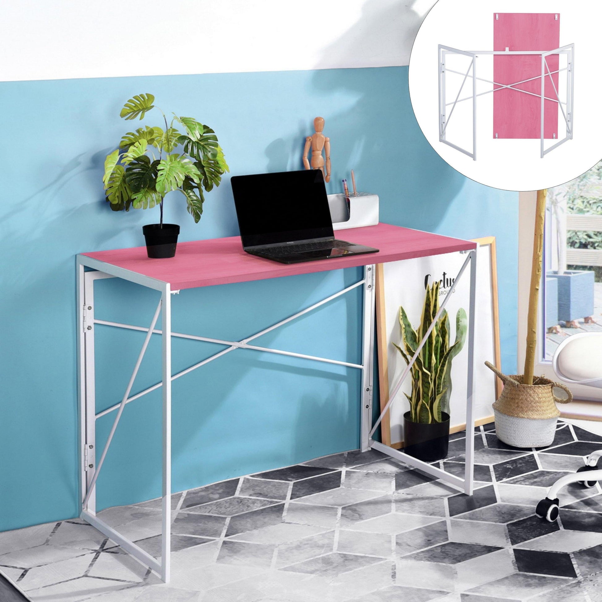 FurnitureR Harper Foldable Desk