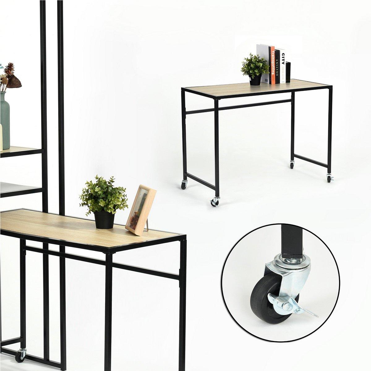 FurnitureR Waikaia 100cm Desk with Wheels