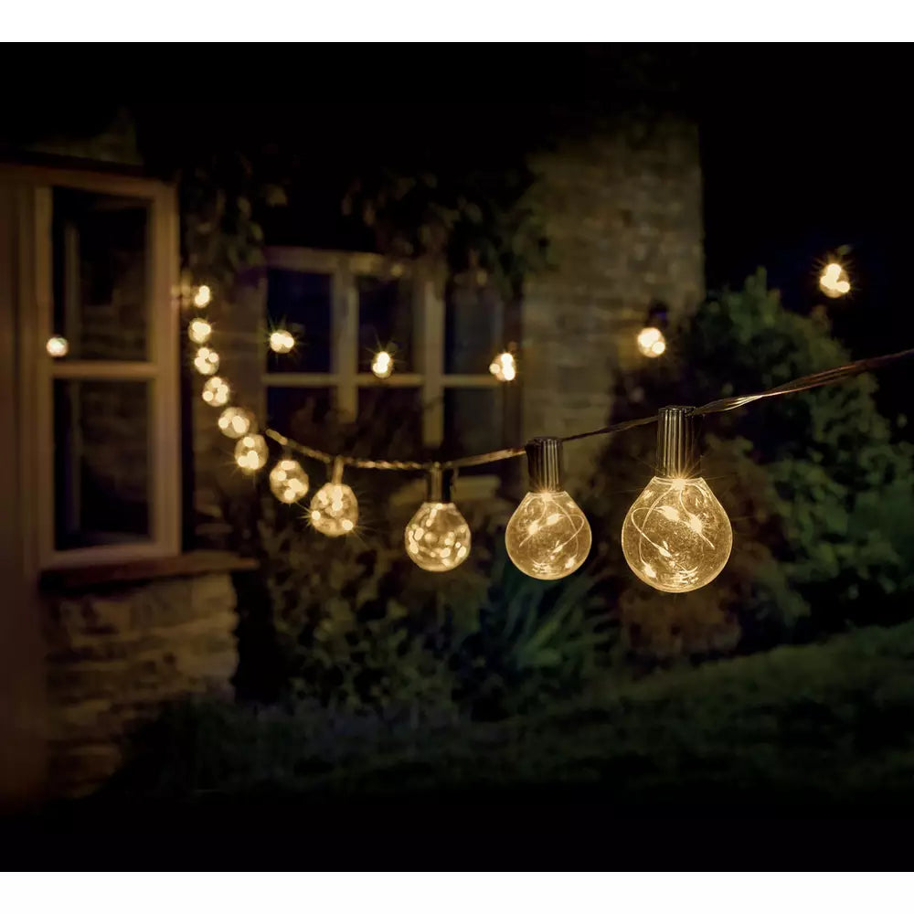 Smart Garden 20 Firefly Festoon String Lights - Warm White