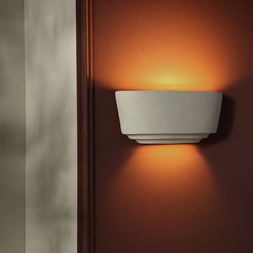 Argos Home Mars Ceramic Tiered Wall Light - White
