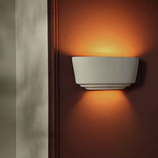 Argos Home Mars Ceramic Tiered Wall Light - White
