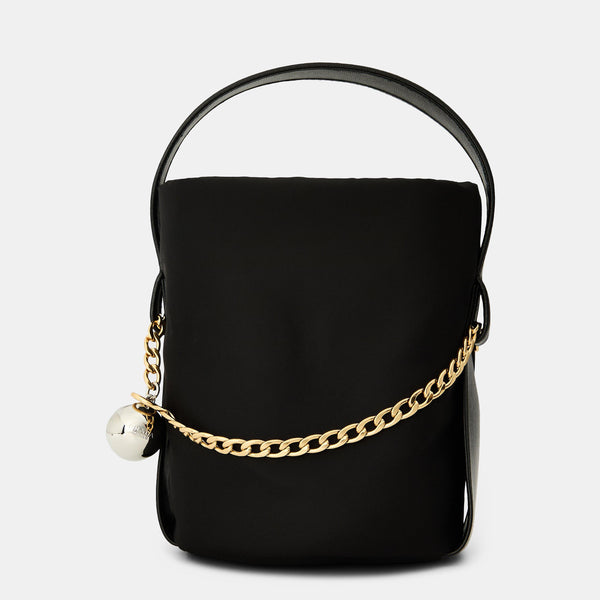 Prada Petit Sac Noir mini Re-Nylon and nappa leather bucket bag