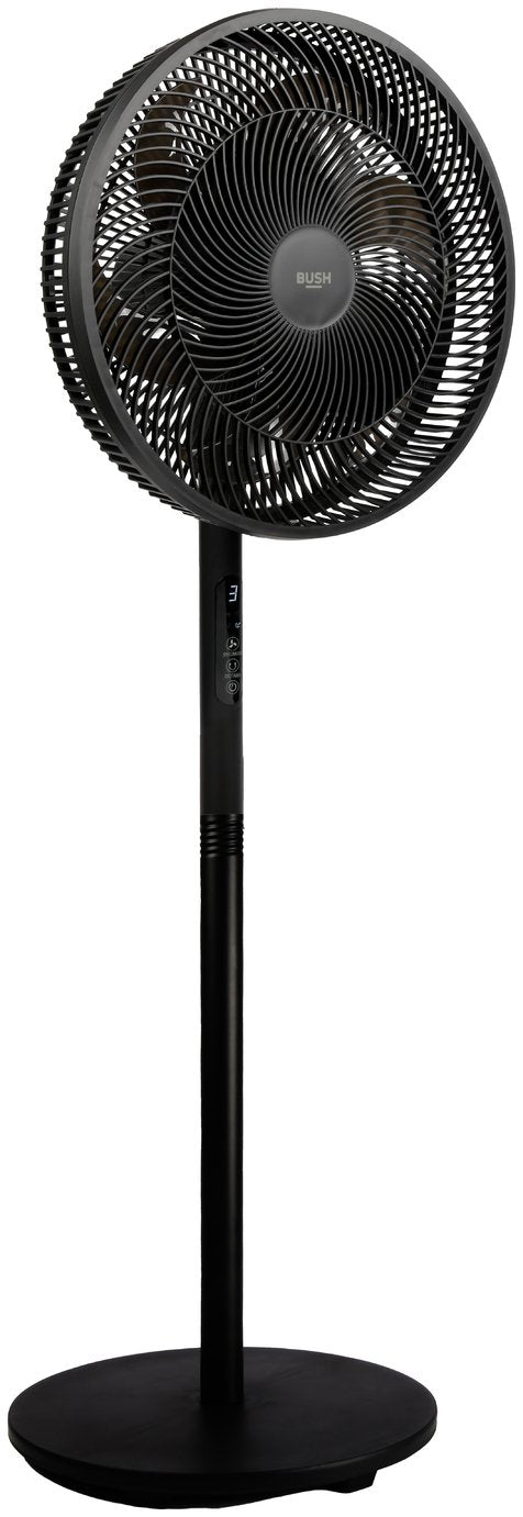 Bush Black Pedestal/Desk Fan with Remote Control - 16 Inch