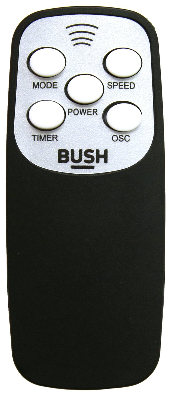 Bush Black Pedestal/Desk Fan with Remote Control - 16 Inch