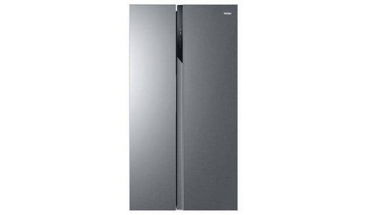 Haier HSR3918ENPG American Fridge Freezer - Silver