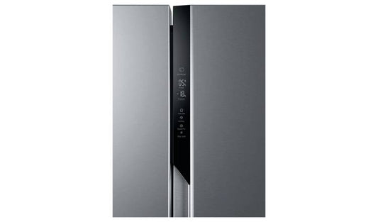 Haier HSR3918ENPG American Fridge Freezer - Silver