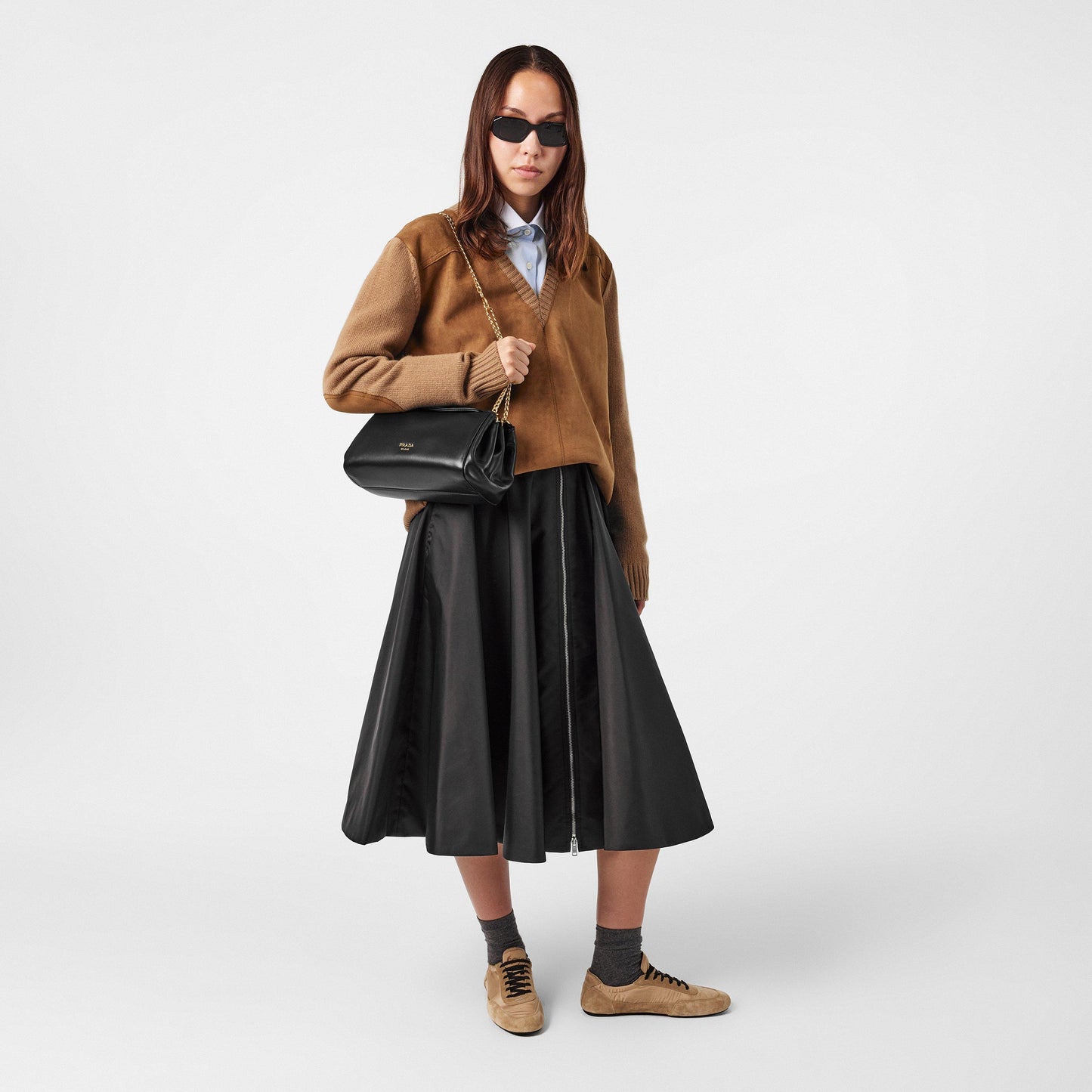 Prada Tumulte small nappa leather bag