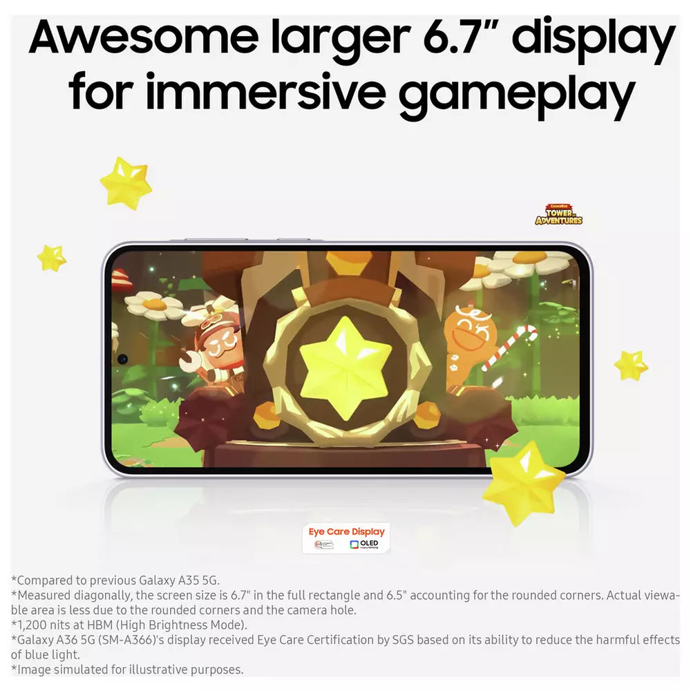 SIM Free Samsung Galaxy A36 5G 256GB AI Mobile Phone - Black