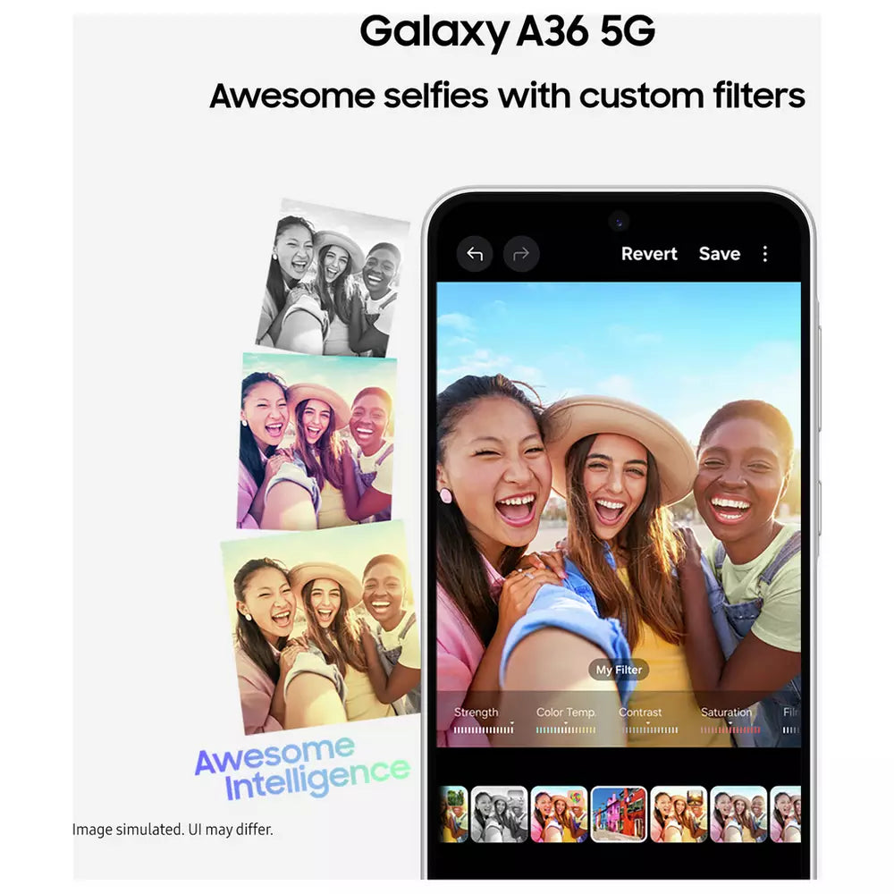 SIM Free Samsung Galaxy A36 5G 256GB AI Mobile Phone - Black