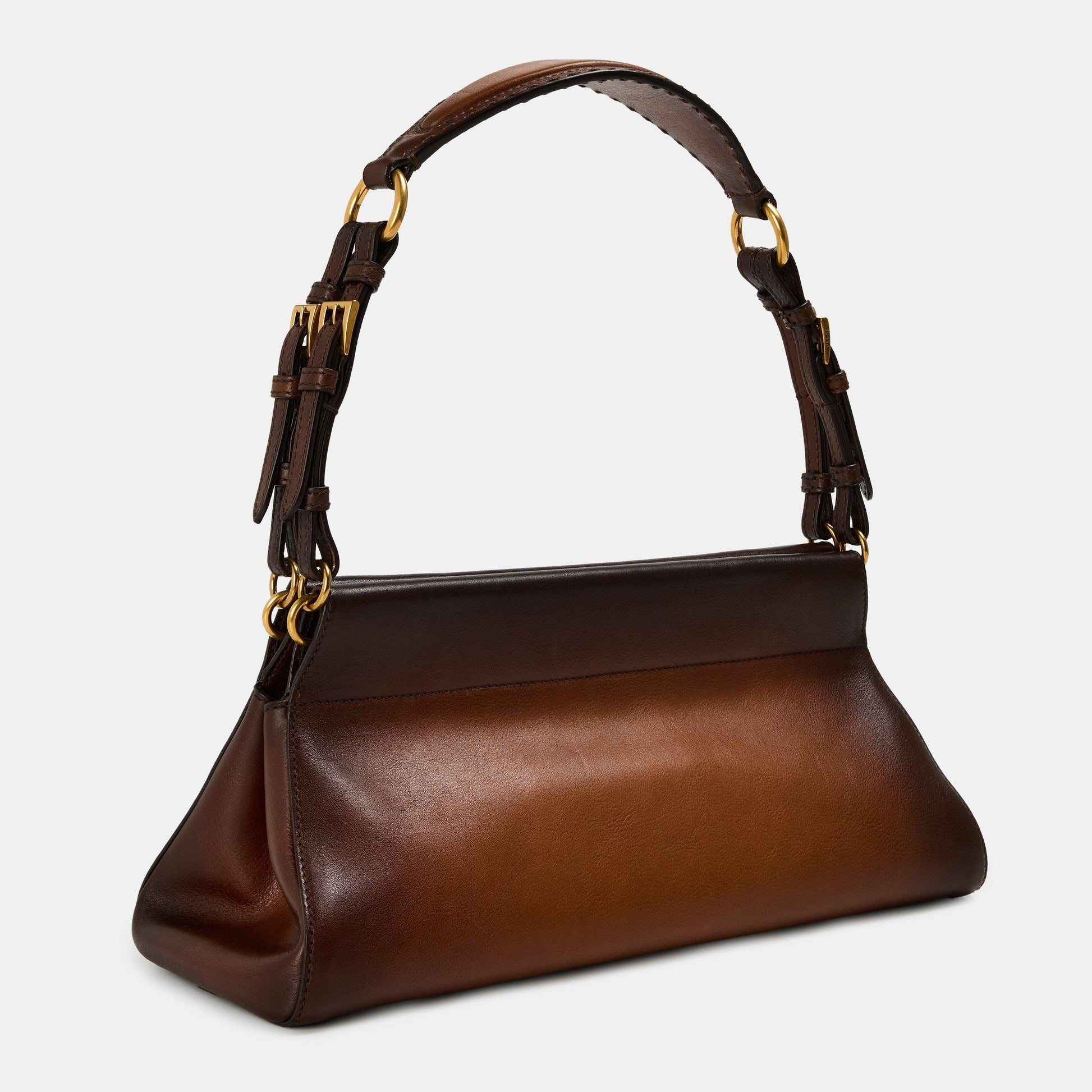 Prada Women's Multi Buckle Top Handle Bag