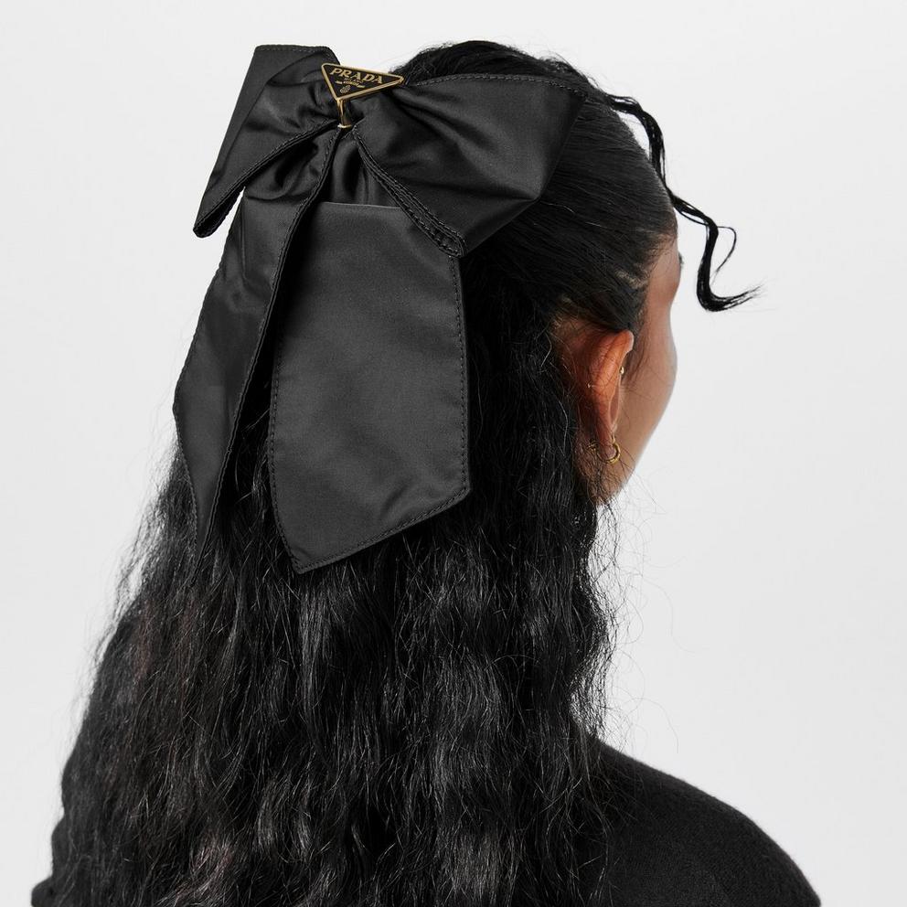 Prada Prada Logo Bow Clip Ld05