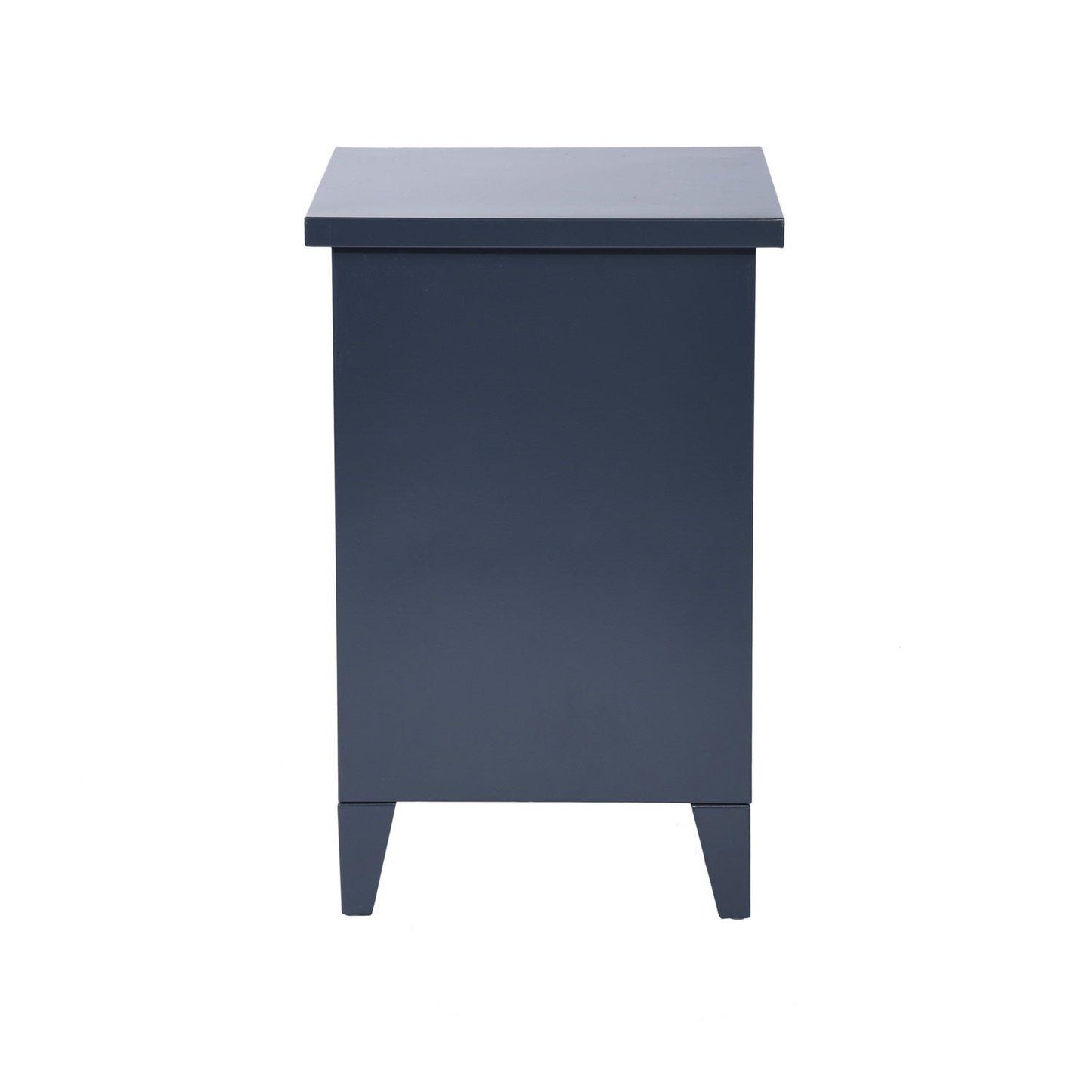 Metal Bedside Cabinet with Door and Shelf 44 x 39 x 60.5 cm