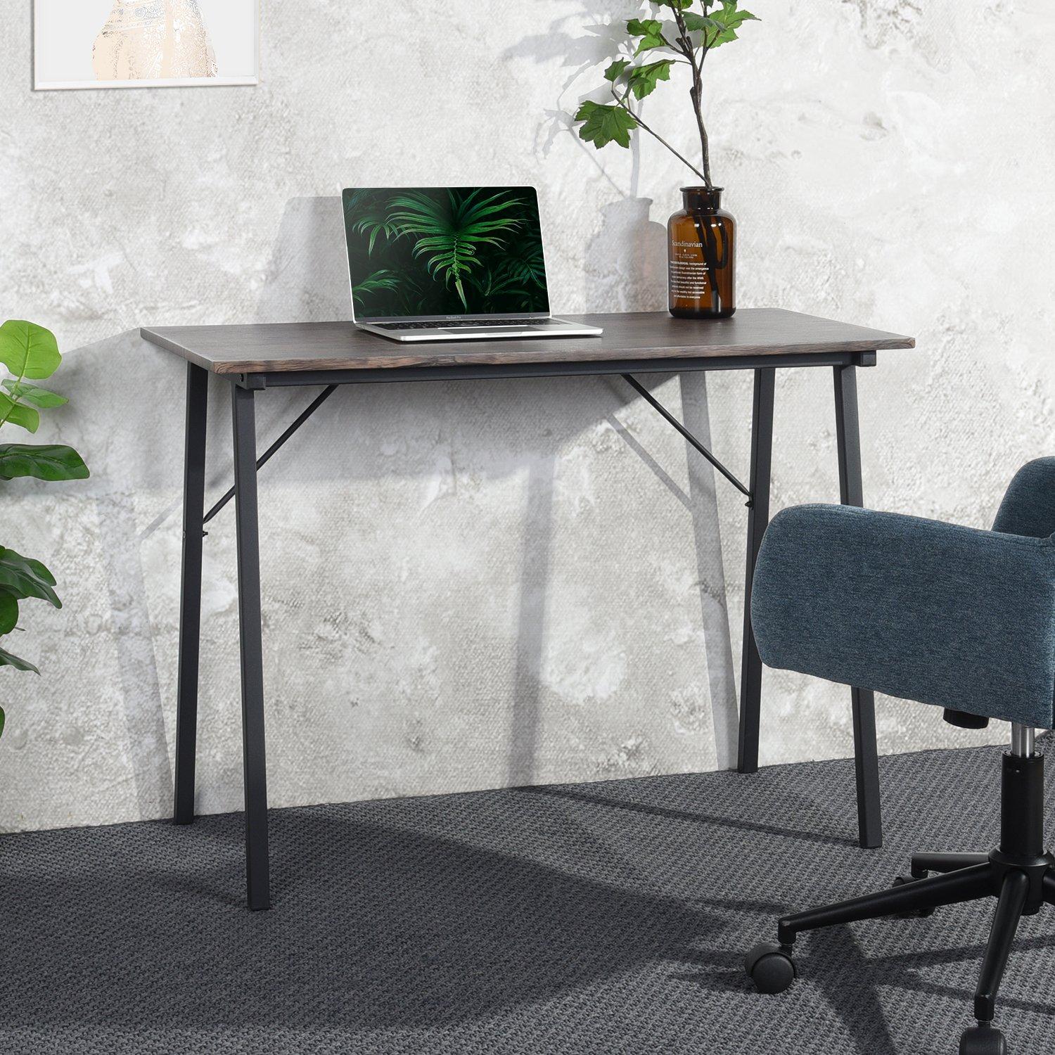 FurnitureR Folding Computer Desk – Small Writing Table