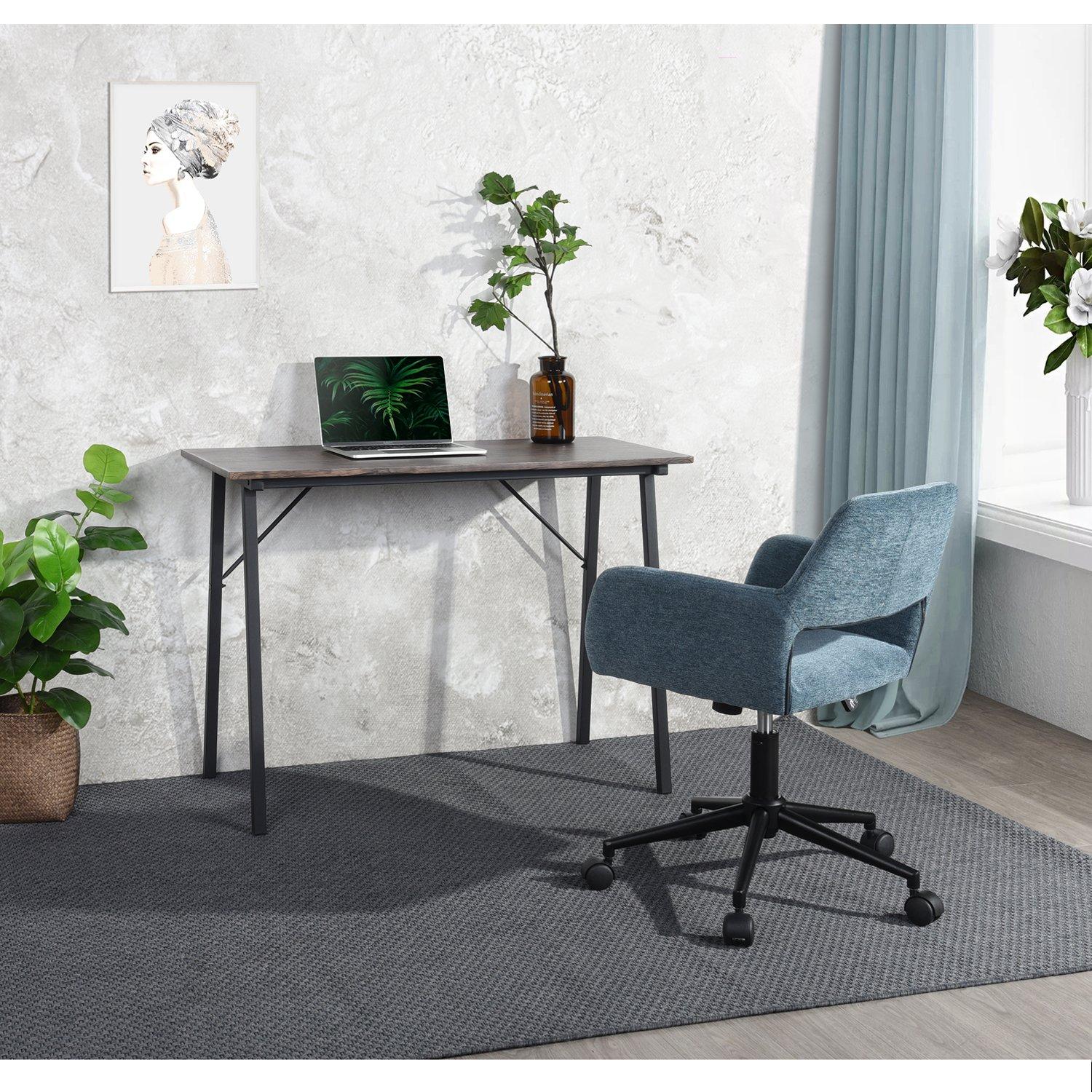 FurnitureR Folding Computer Desk – Small Writing Table