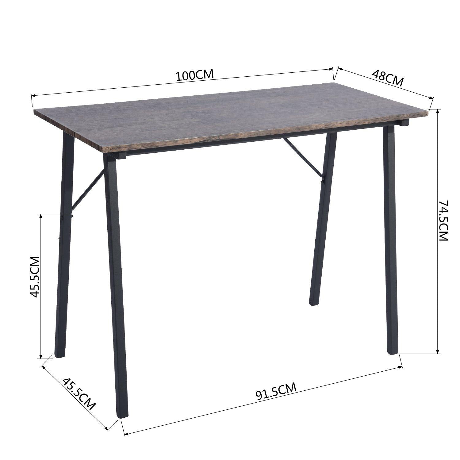 FurnitureR Folding Computer Desk – Small Writing Table