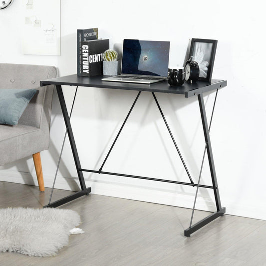 Madison Condelle Computer Desk Compact Writing Table with Metal Frame