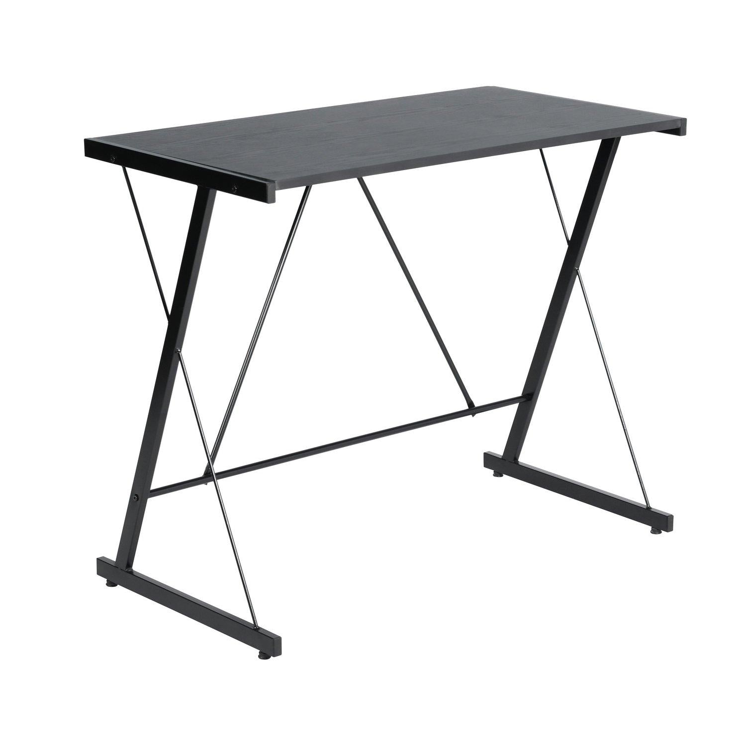 Madison Condelle Computer Desk Compact Writing Table with Metal Frame