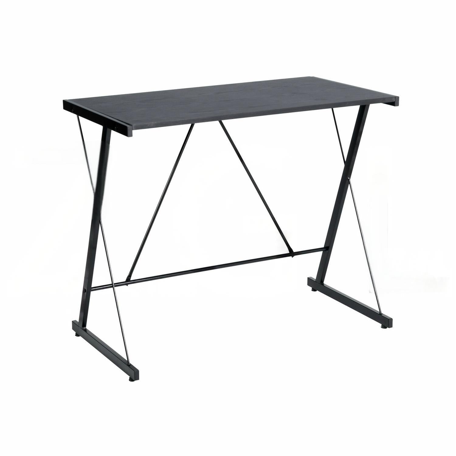 Madison Condelle Computer Desk Compact Writing Table with Metal Frame