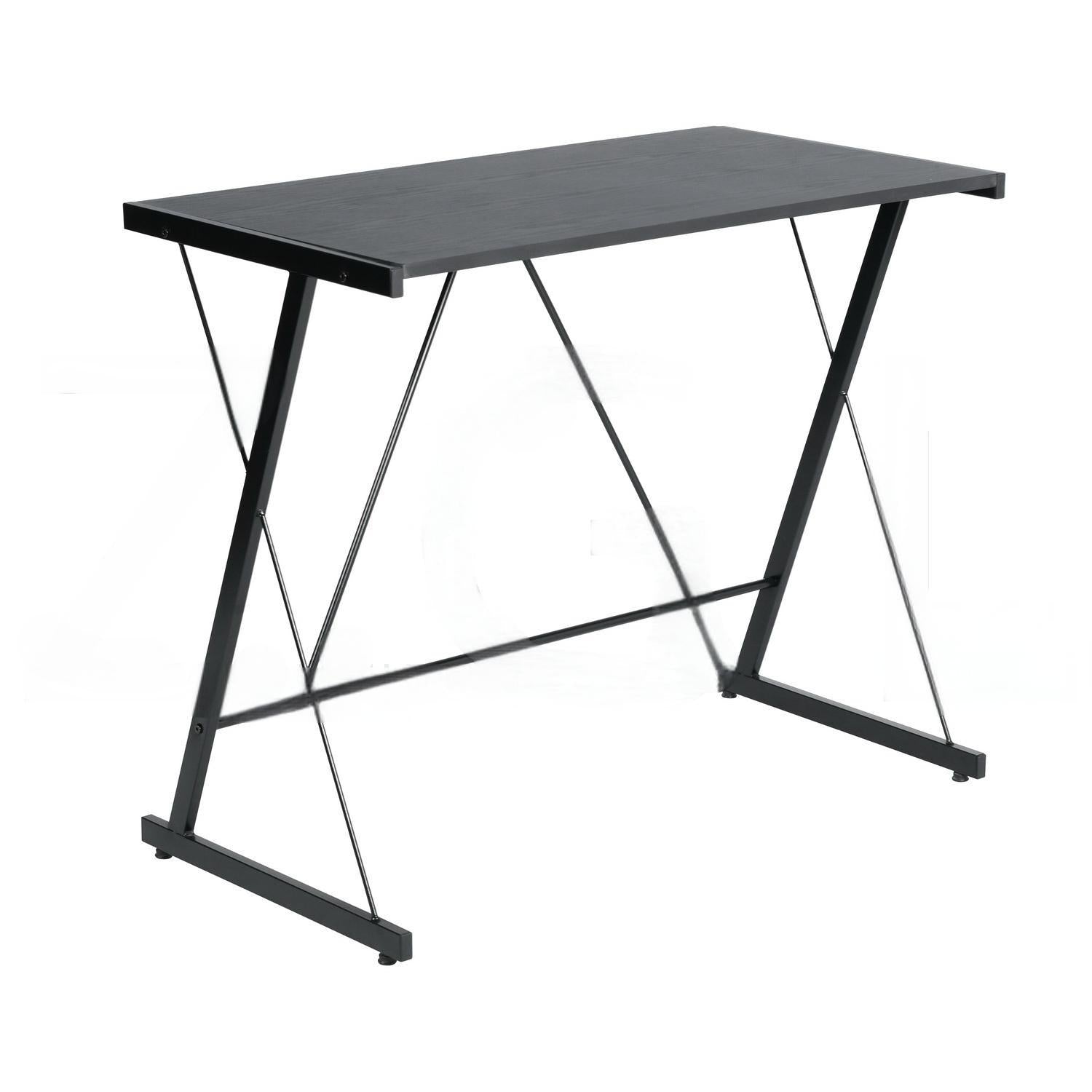 Madison Condelle Computer Desk Compact Writing Table with Metal Frame