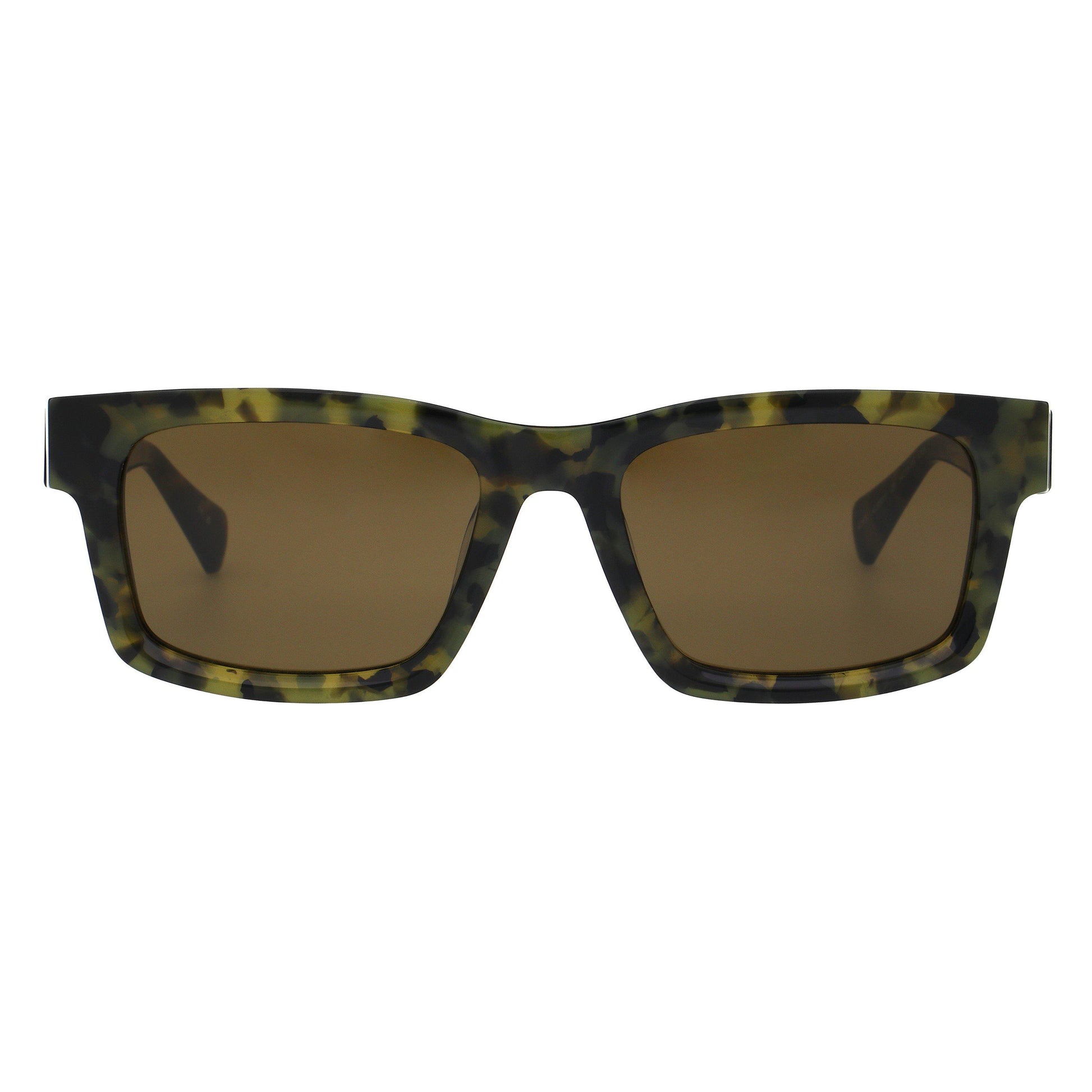 AllSaints Men's Structured Rectangle Sunglasses