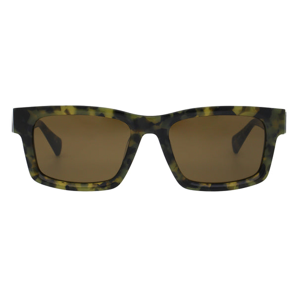 AllSaints Men's Structured Rectangle Sunglasses