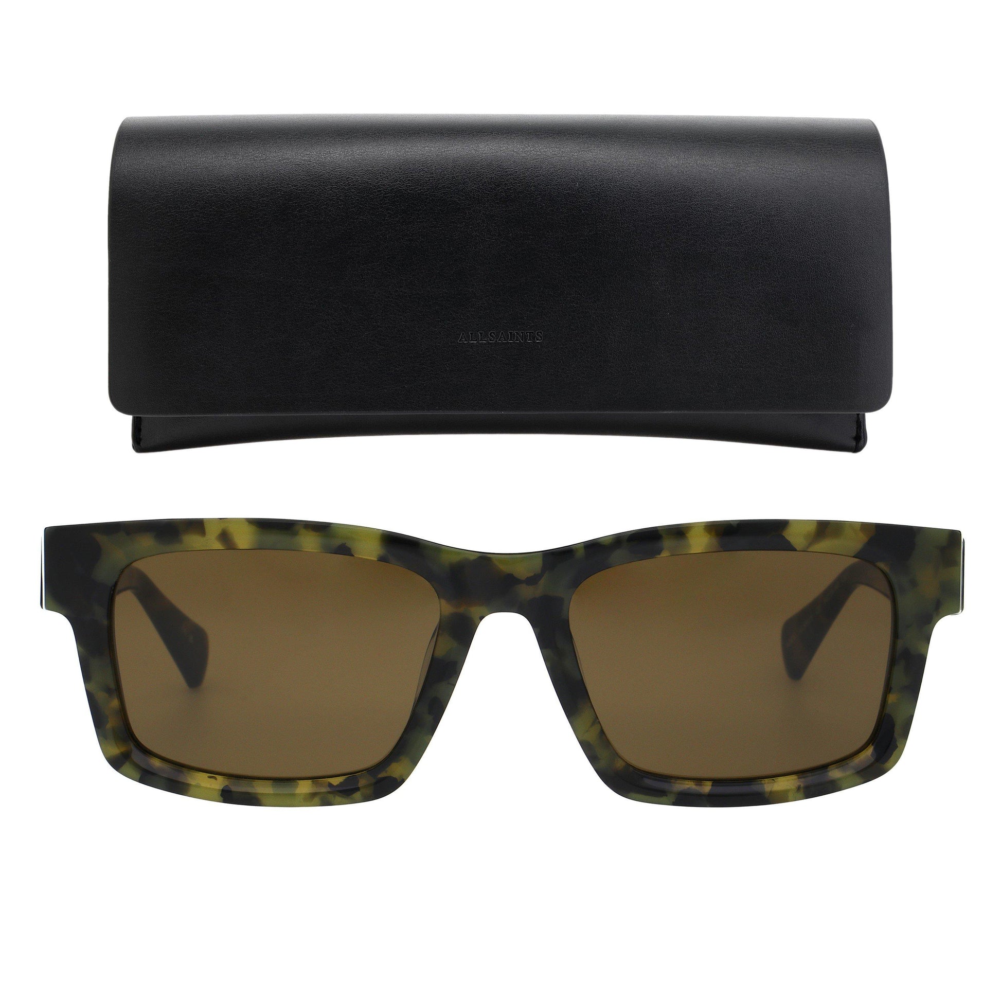 AllSaints Men's Structured Rectangle Sunglasses