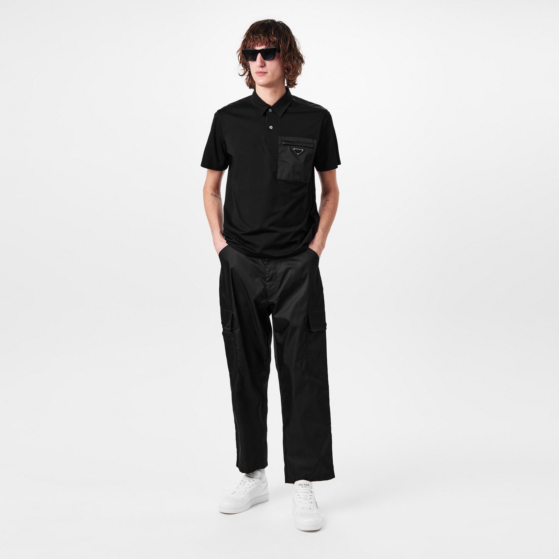 Prada Men's Square Symbole Sunglasses