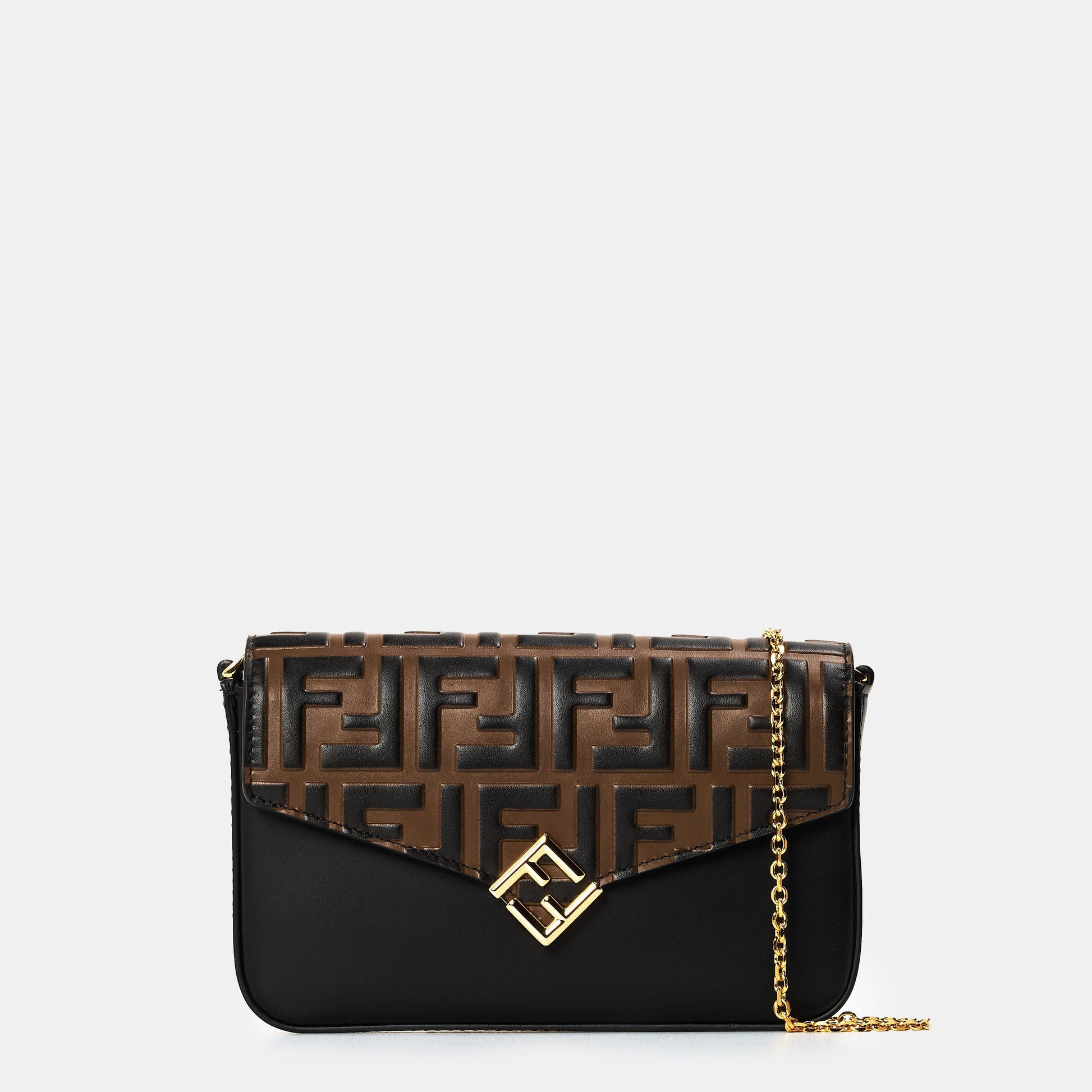 Fendi FF Diamonds Wallet On Chain