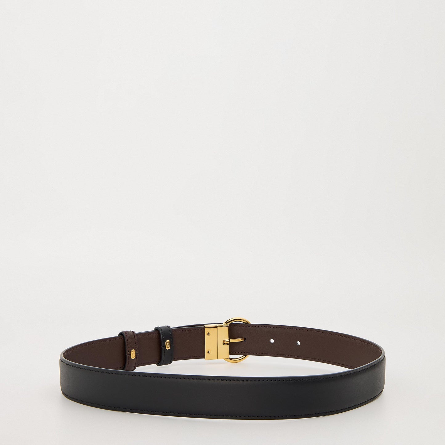 Fendi Women's Logo Reverse Reversible Leather Belt