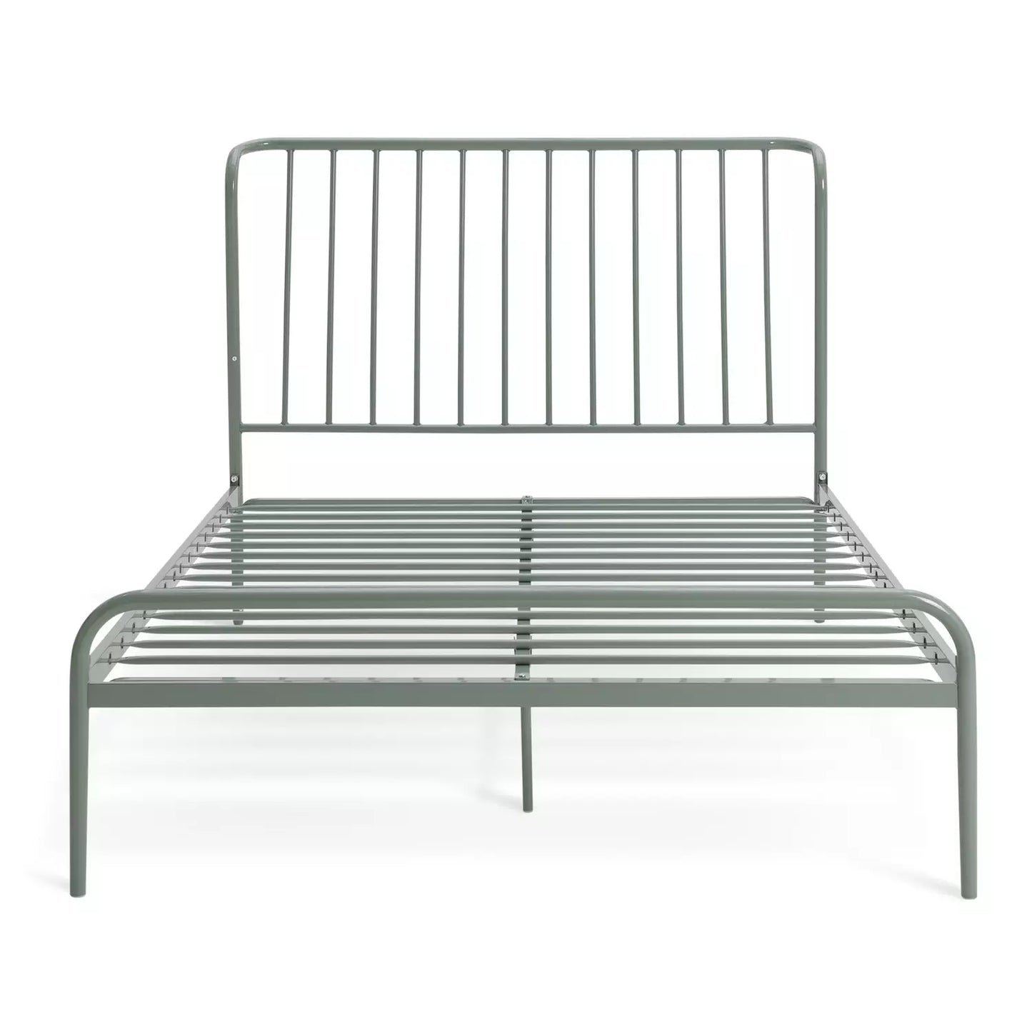 Habitat Kanso Small Double Metal Bed Frame - Sage Green